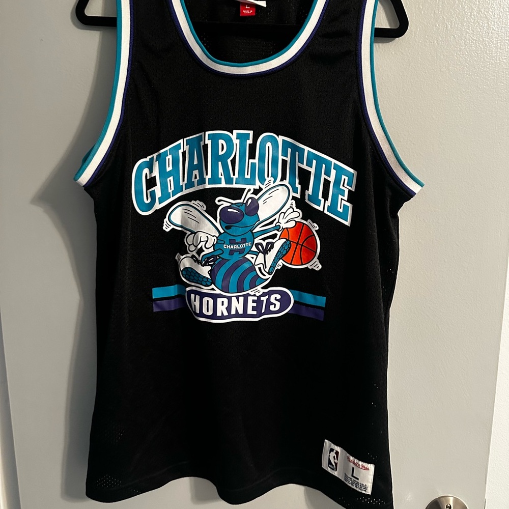 Mitchell & Ness Throwback Hornets Basketball Jersey